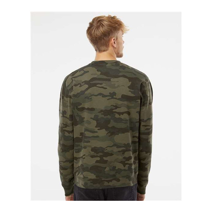 Crewneck Mi-Léger Motif Camouflage (nsp49) - 80% Coton 20% Polyester | 6 Tailles