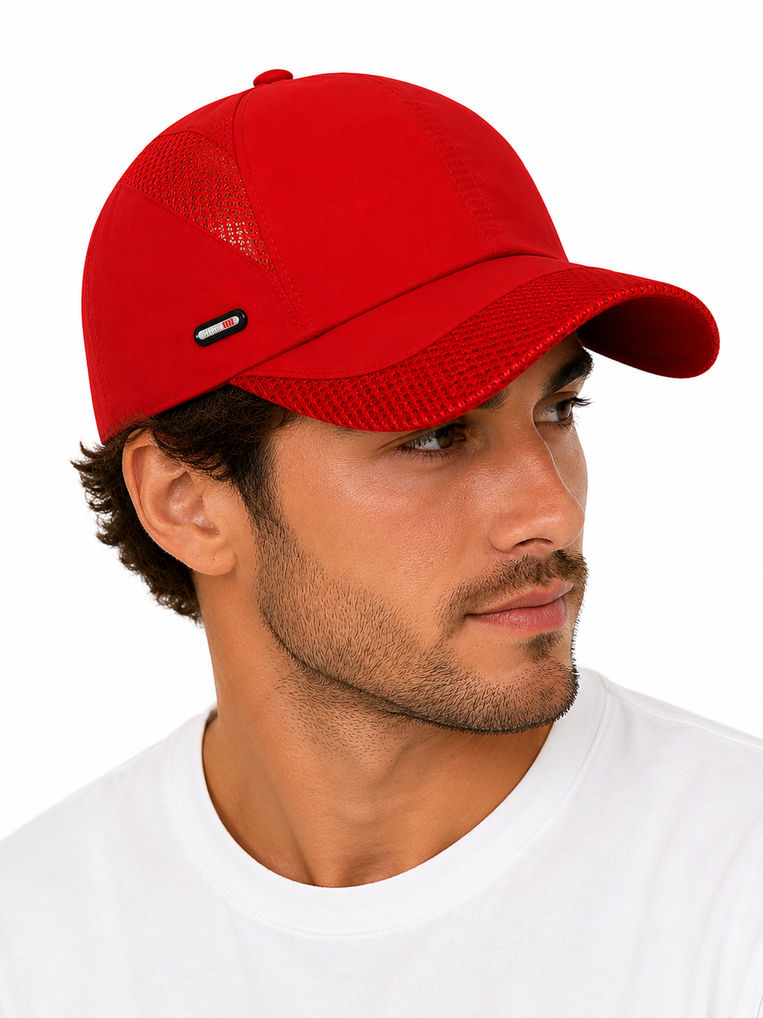 Casquette Sport Polyester Ajustable (nsp42) - Bande Aération | 7 Couleurs