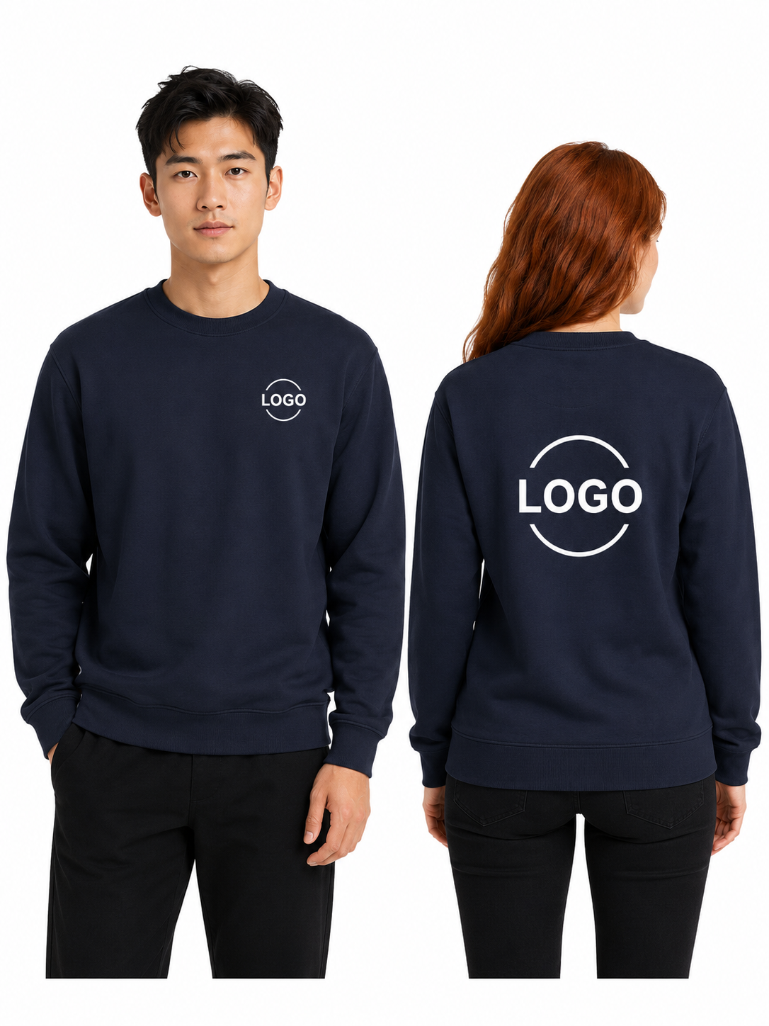 Crewneck 50/50 Coton/Polyester UNISEXE (nsp21-C)