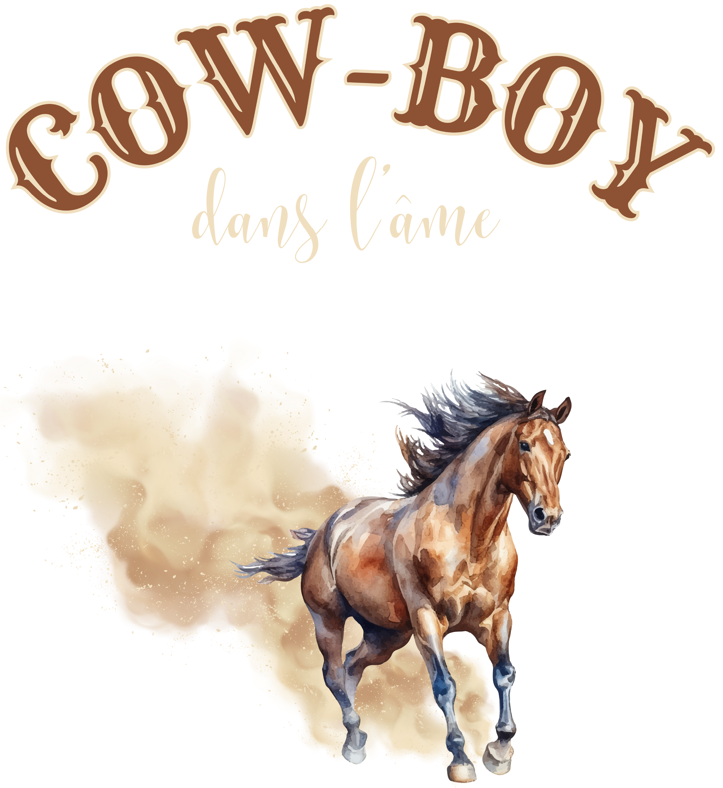 DTF Country - Style Western et Motifs Équestres