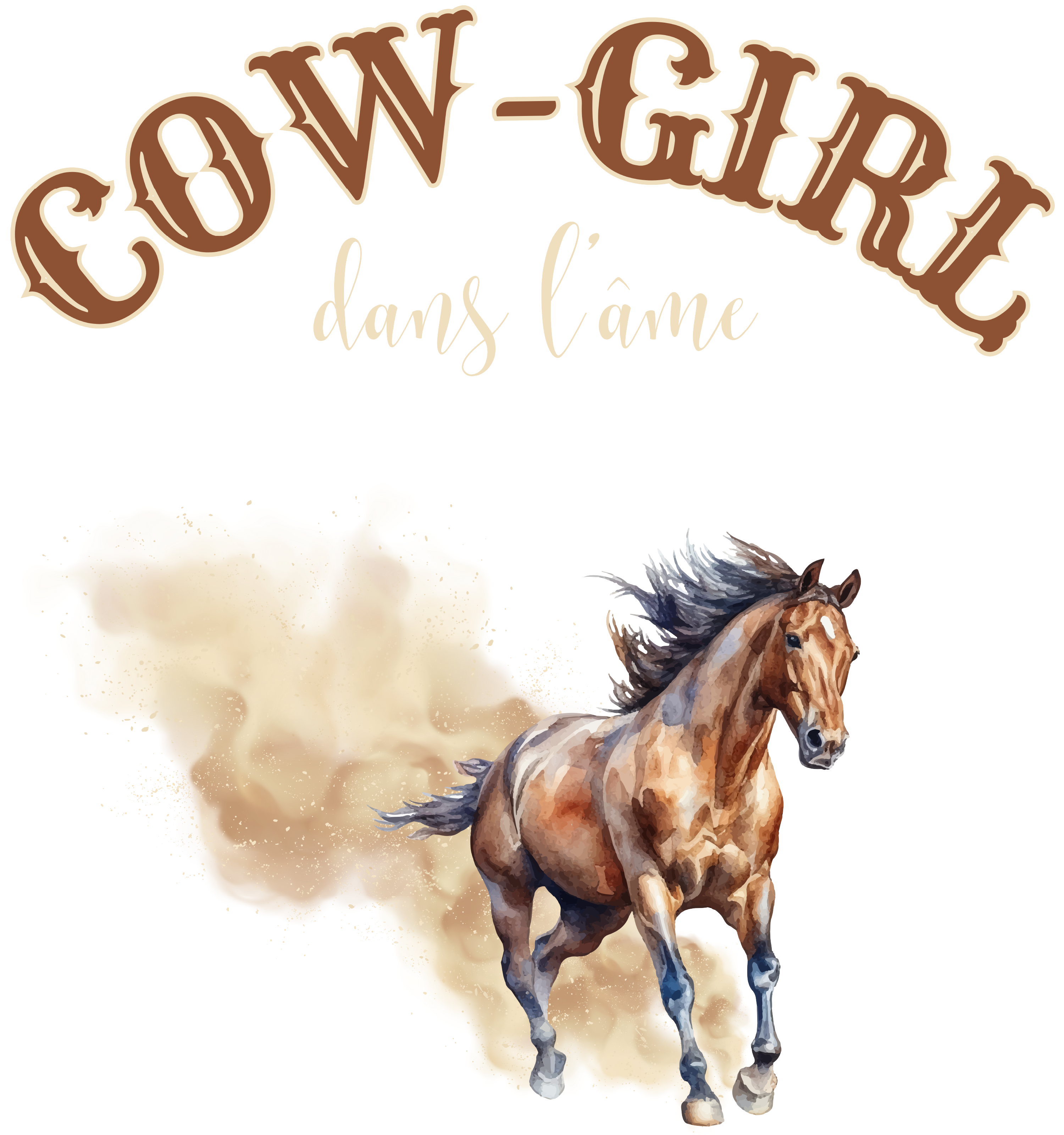 DTF Country - Style Western et Motifs Équestres