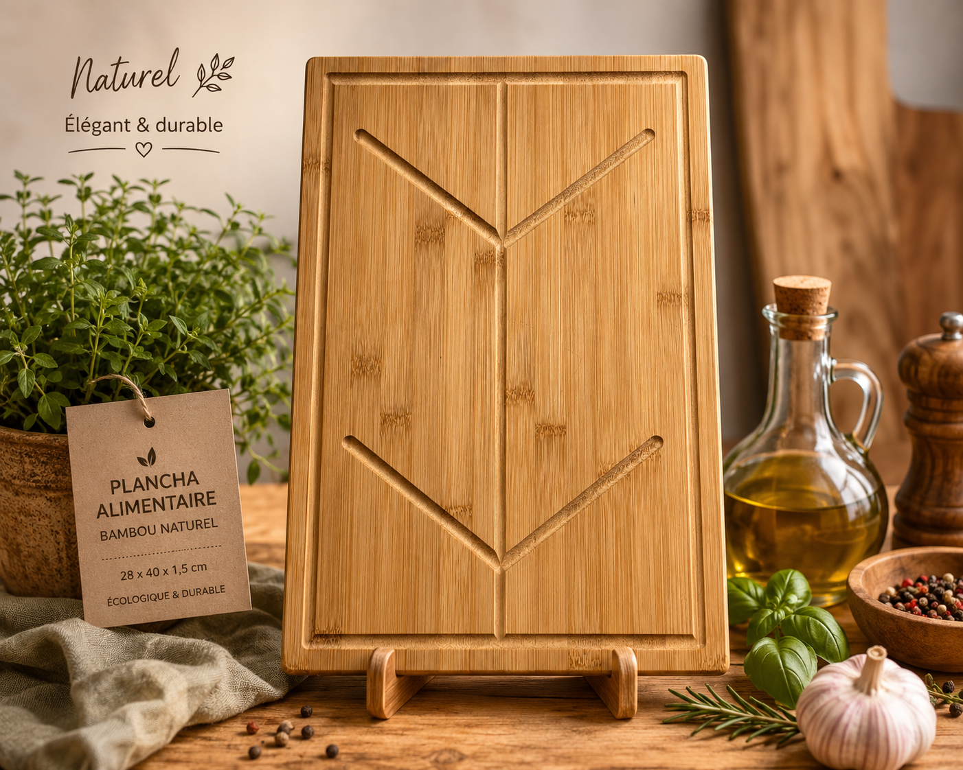 Grandes planches à découper en bois (nsp79)