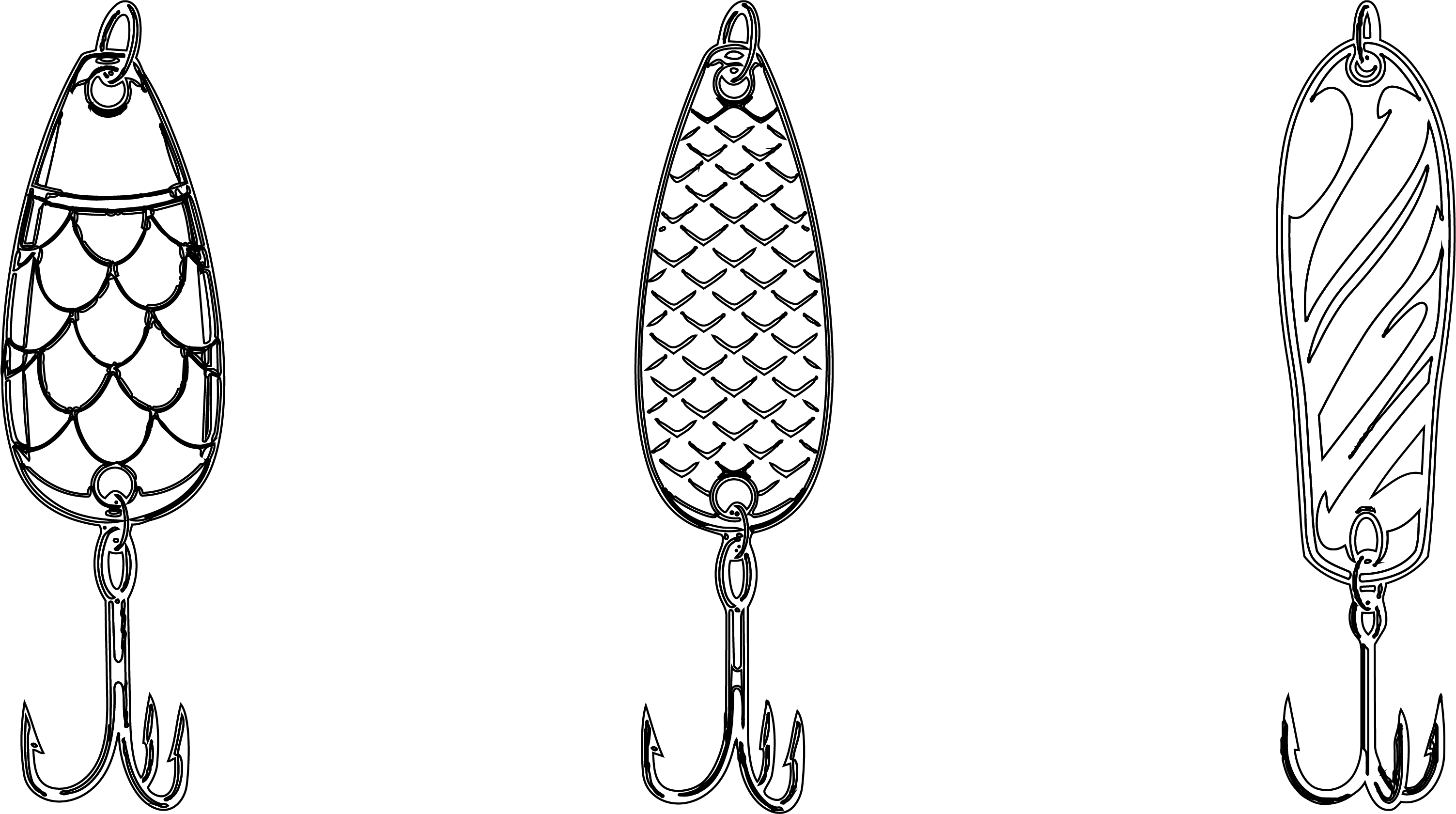 DTF Pêche - Transferts Thermocollants | 3 Designs