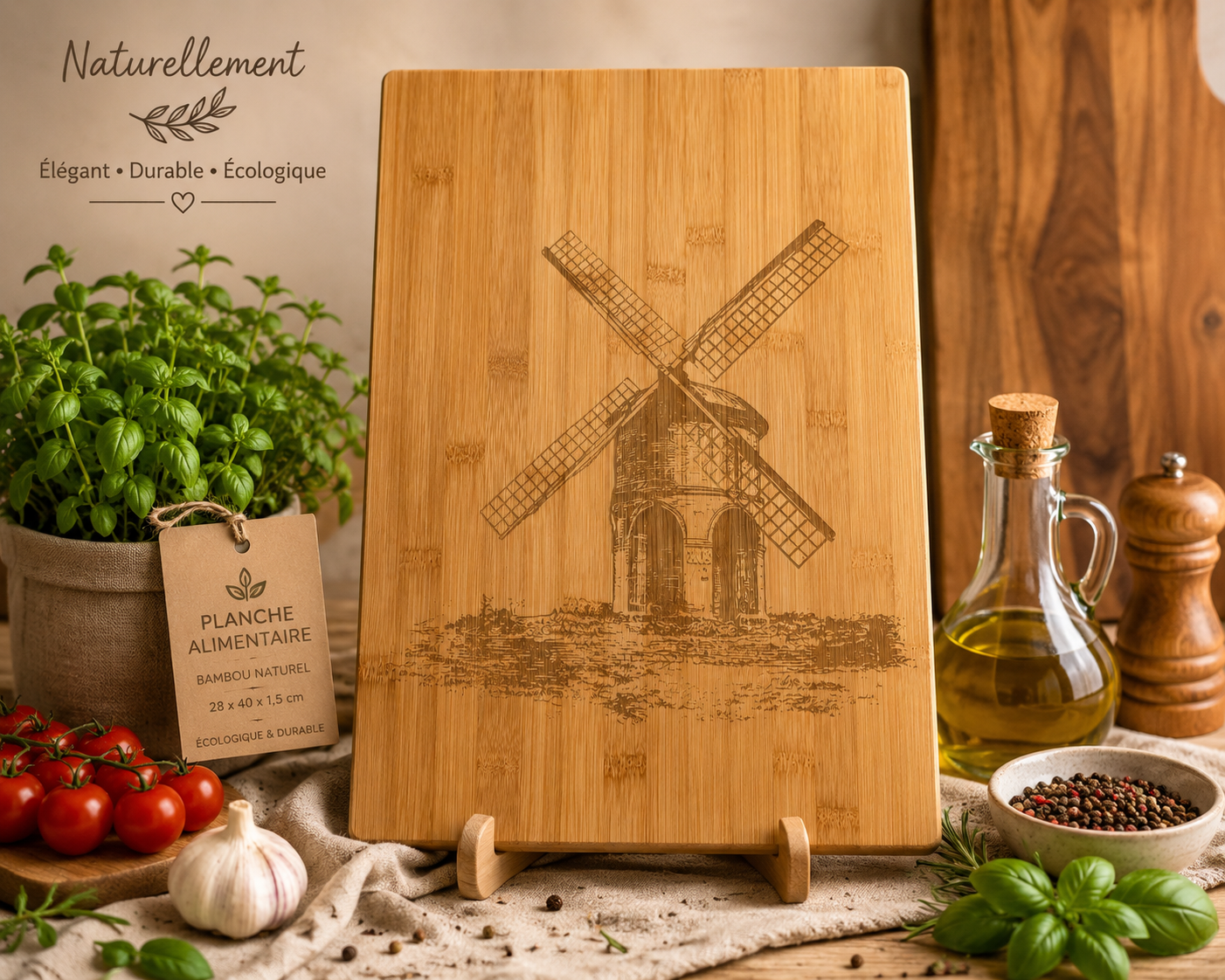 Grandes planches à découper en bois (nsp79)