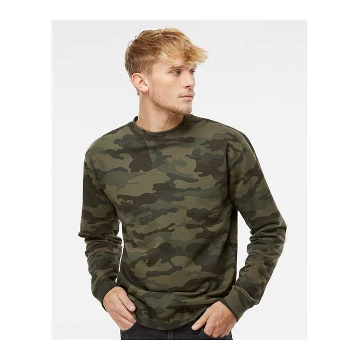 Crewneck Mi-Léger Motif Camouflage (nsp49) - 80% Coton 20% Polyester | 6 Tailles