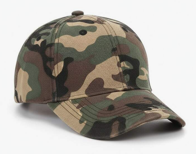 Casquette Camouflage Polyester Ajustable Velcro (nsp 44) - Motif Camo Tactique