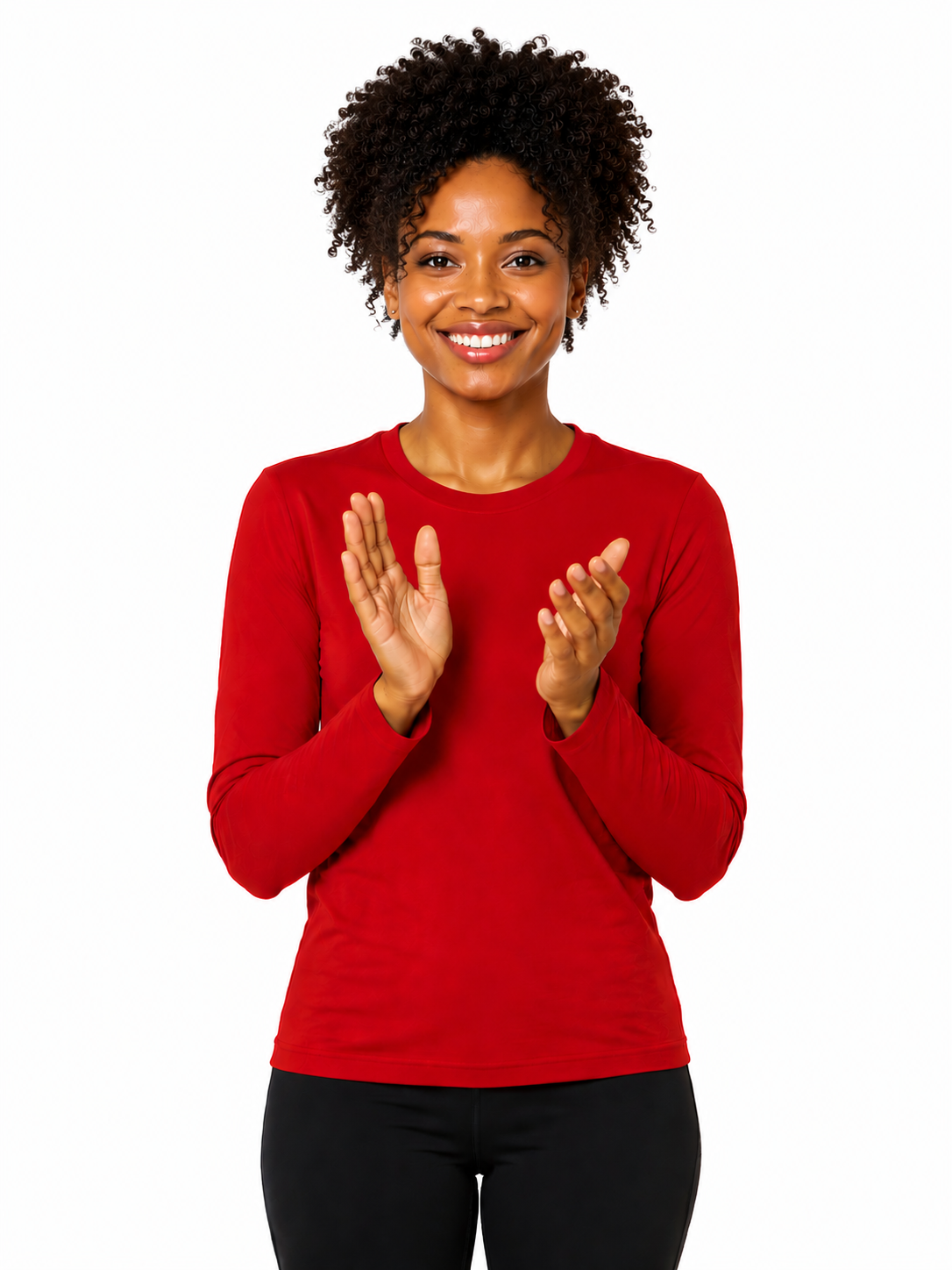 T-shirt Manches Longues Ultra Doux Coton 100% Femme (nsp17) - Coupe Semi-Ajustée | 8 Couleurs