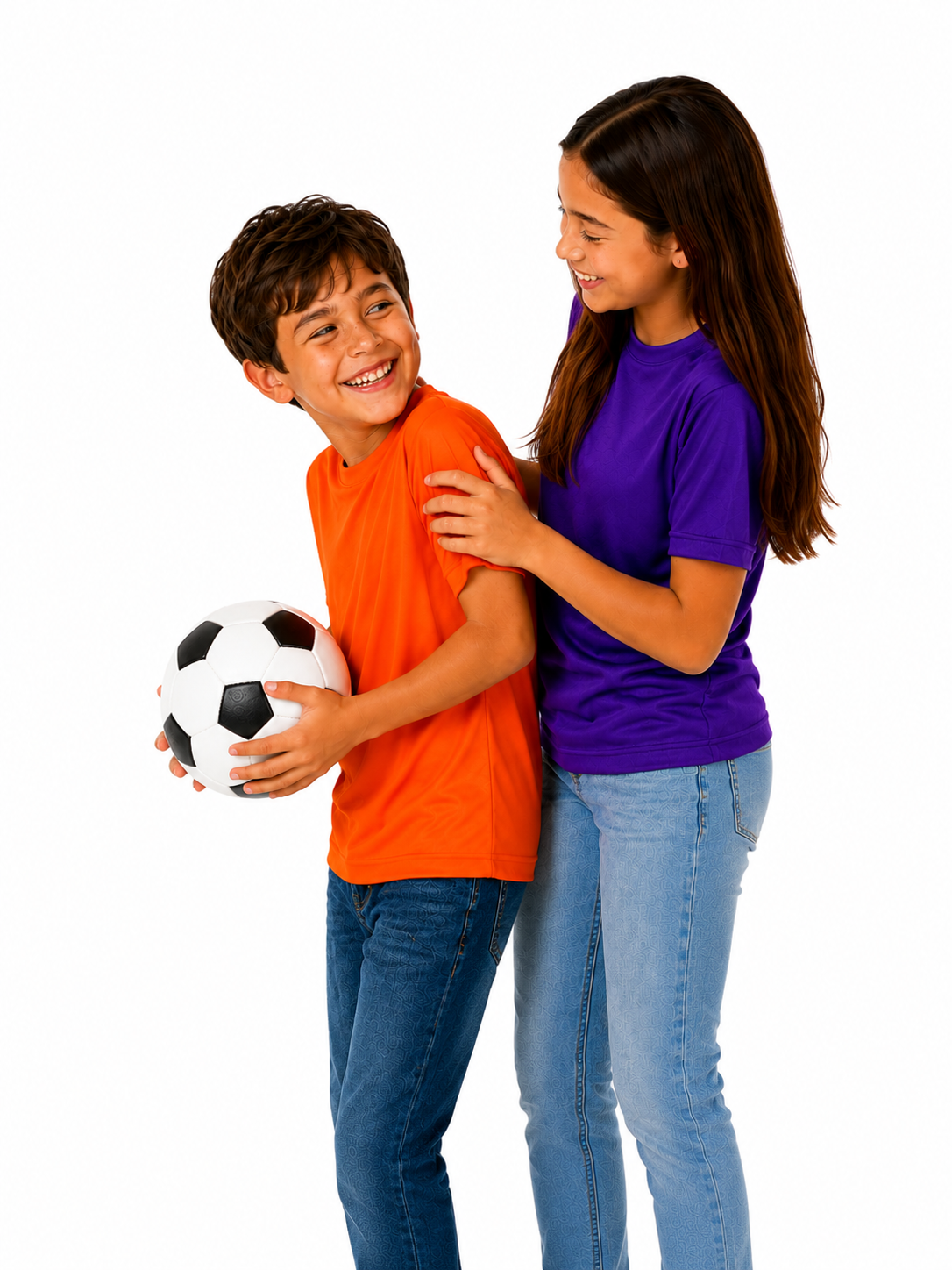 T-shirt sport Performance Enfant unisexe Polyester (nsp35-S) - Évacuation Humidité & Protection UV 40 | 18 Couleurs
