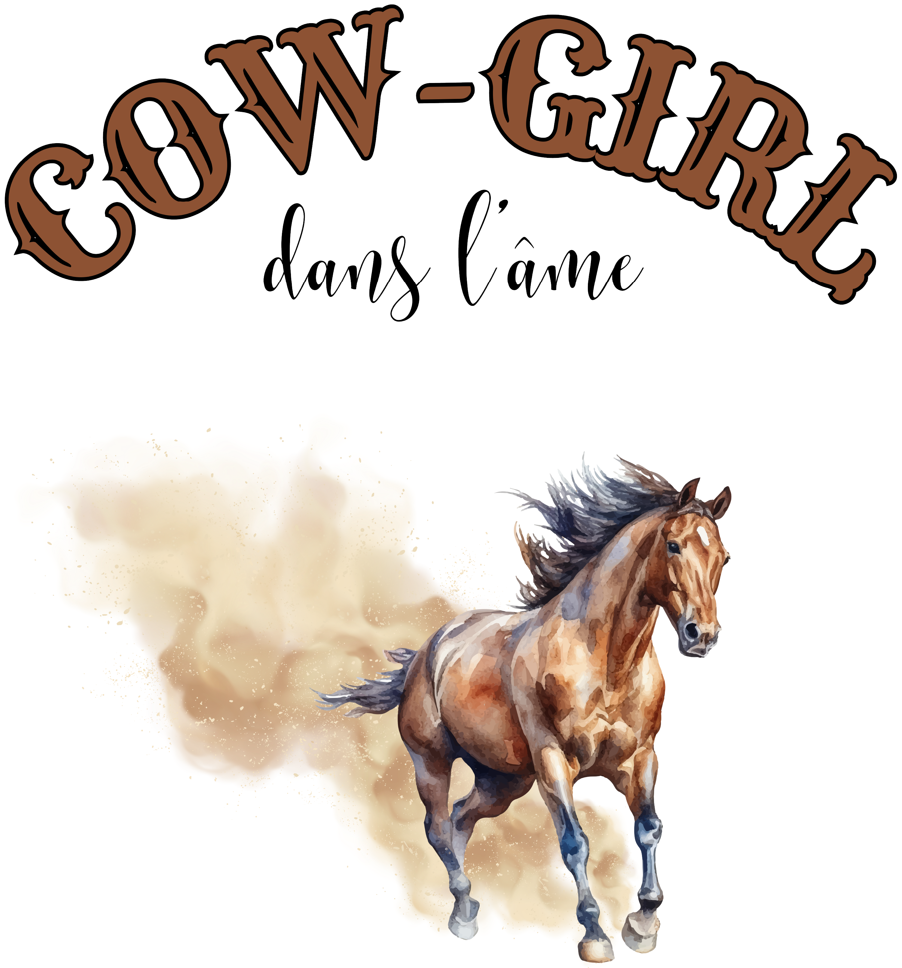 DTF Country - Style Western et Motifs Équestres