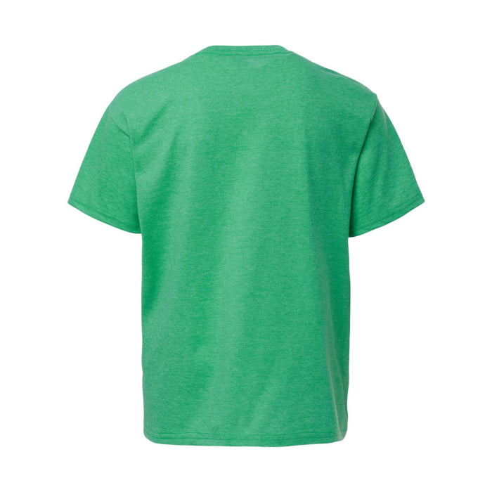 T-shirt enfant ultra doux en coton vert irlandais cendré