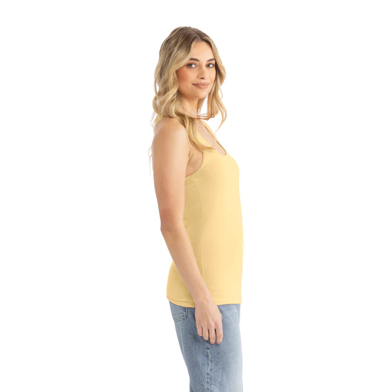 Camisole Femme Dos Nageur (nsp07) - Coton/Polyester Semi-Ajusté | 24 Couleurs