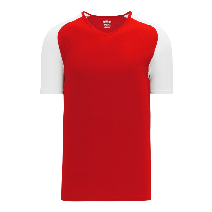 #couleur_rouge / manches blanches