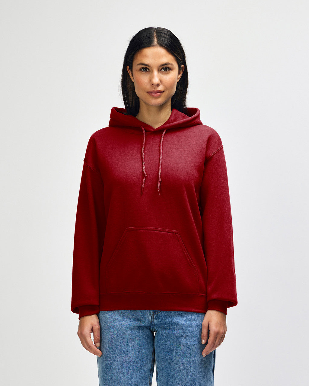 Hoodie 50/50 Coton/Polyester Femme (nsp22) - Capuche Doublée Poche Kangourou | 42 Couleurs