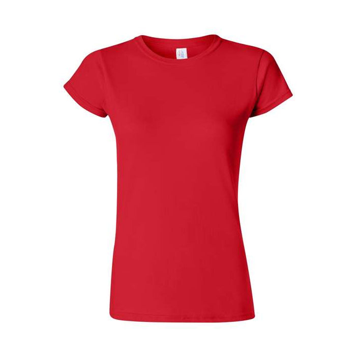 T-shirt femme ultra doux coton rouge