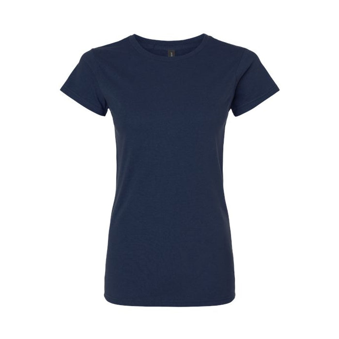 T-shirt femme ultra doux coton bleu marin