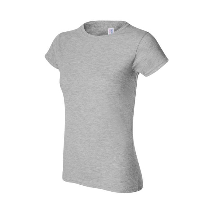 T-shirt femme ultra doux coton gris sport