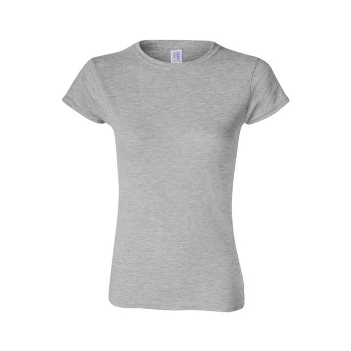 T-shirt femme ultra doux coton gris sport