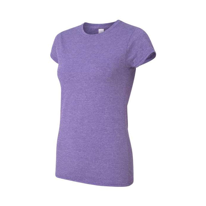 T-shirt femme ultra doux coton violet cendré