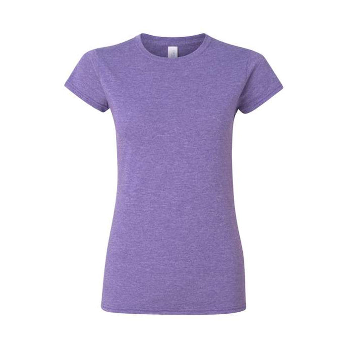 T-shirt femme ultra doux coton violet cendré