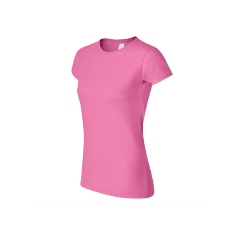 T-shirt femme ultra doux coton rose azalée