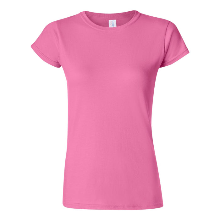T-shirt femme ultra doux coton rose azalée