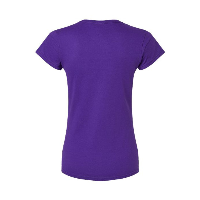 T-shirt femme ultra doux coton violet