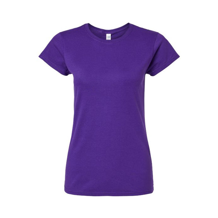 T-shirt femme ultra doux coton violet